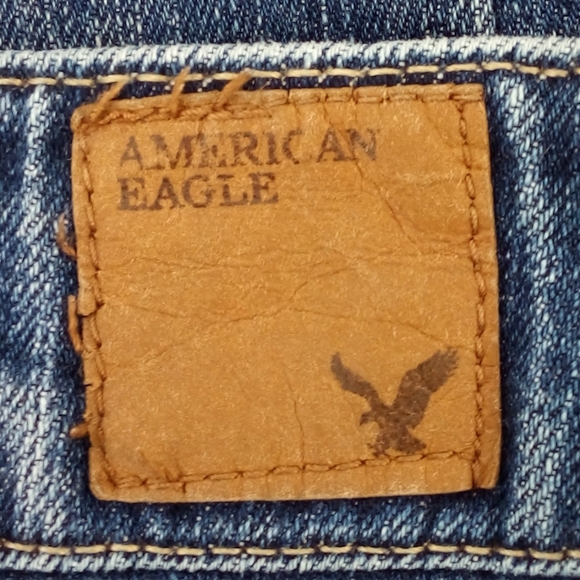 2009 American Eagle Favorite Boyfriend Wide Leg Retro Early 2000s Jeans 6 Long - Picture 6 of 13